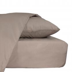 Kit de couchage couette lavable Eco Taupe