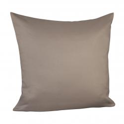 Taie d'oreiller taupe confort