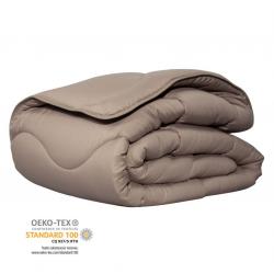 Couette confort taupe certifiée Oeko-Tex®