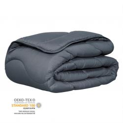 Couette confort anthracite certifiée Oeko-Tex®