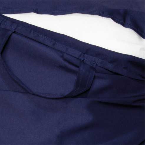 Housse de rangement oreiller bleue