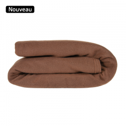 Couverture Polaire Non Feu - Marron