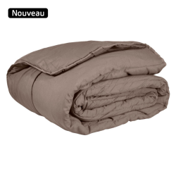 Couette légère taupe 200g/m²