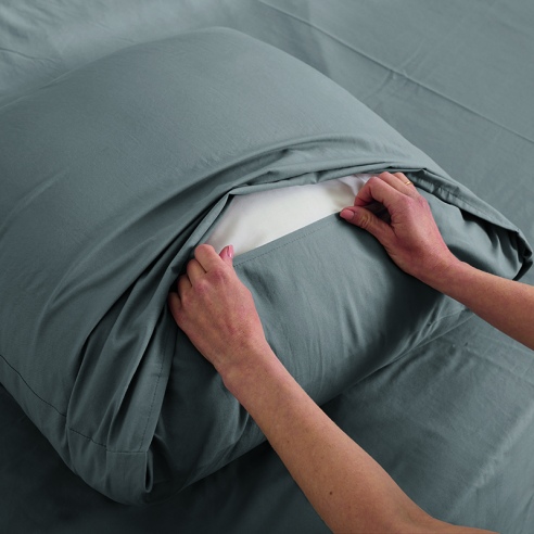 Taie Oreiller Gris ZEN