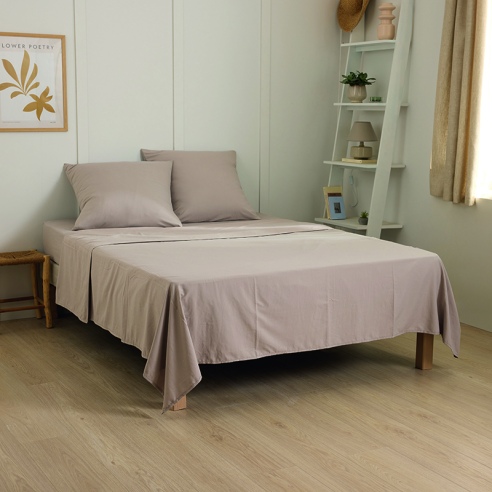 Parure de Lit 2 personnes - Drap Plat ZEN