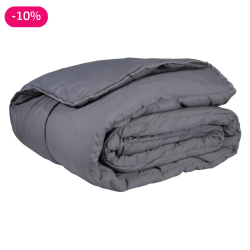 Couette légère anthracite 200g/m²
