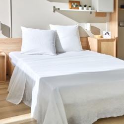 Kit de couchage jetable confort drap plat