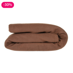 Couverture Polaire Non Feu - Marron