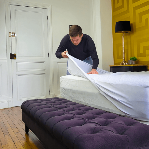 Alèse housse imperméable lavable 90x190cm