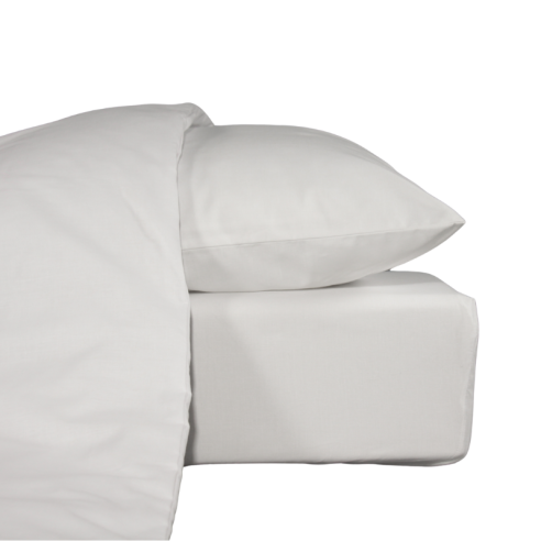 Drap housse polycoton blanc